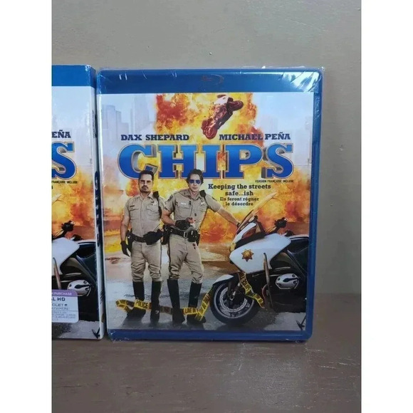 CHIPs (Blu-ray, 2017) - New Sealed With Sleeve - Picture 2 of 8